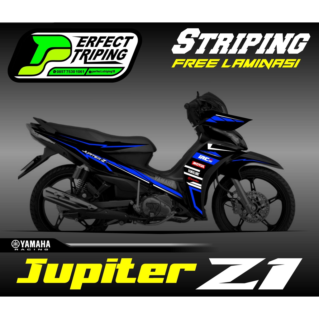 Jual Stiker Striping Motor JUPITER Z1 Sticker Variasi List NEW JUPITER