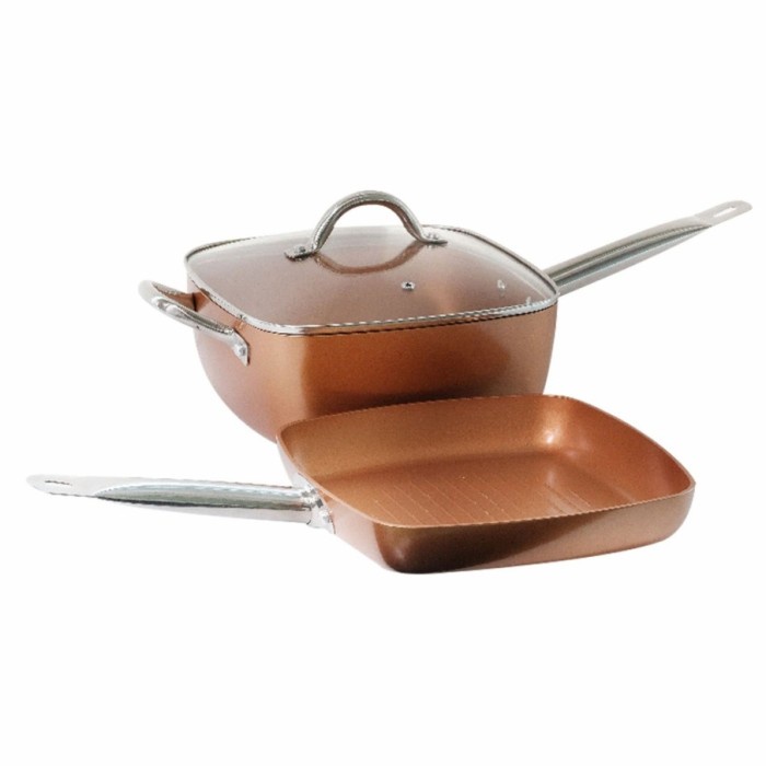 Jual Ceramic Square Cookware Set Of 3 | Shopee Indonesia