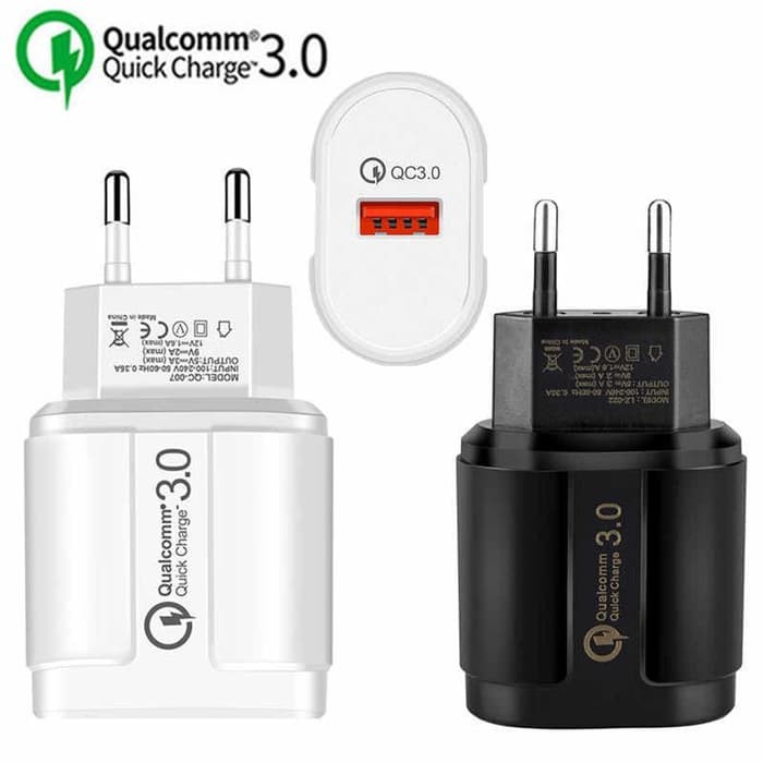 Jual Qualcomm Quick Charge 3.0 Adaptor Fast Charging Charger Hp QC3.0 LZ023