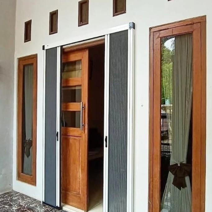 Jual Lipat Door Panel Buka Tengah Onna Blue Pintu Kassa Nyamuk