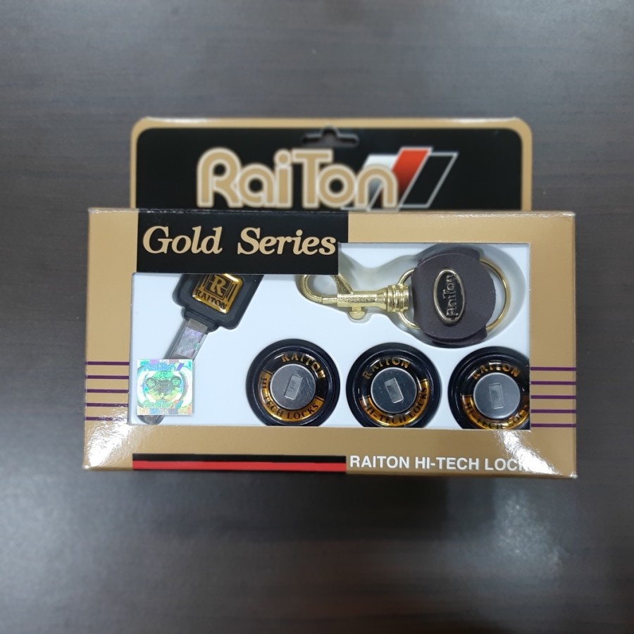 Jual Kunci pintu mobil Raiton 3D Gold Series | Shopee Indonesia