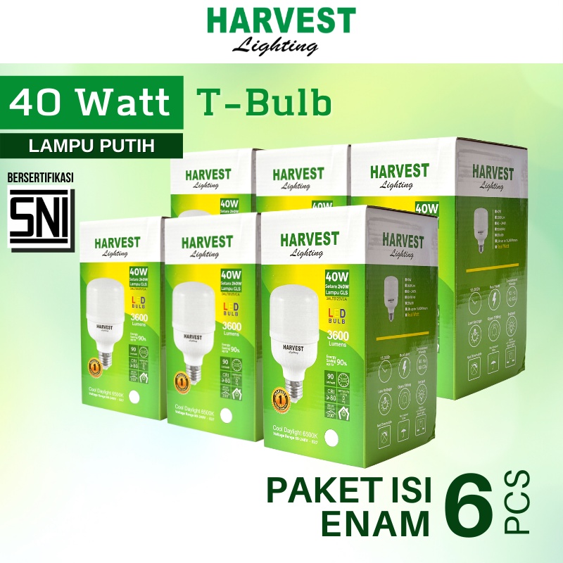 Jual W Paket Isi Harvest Lighting Lampu Kapsul Led T Bulb Watt Lampu Hemat Energi