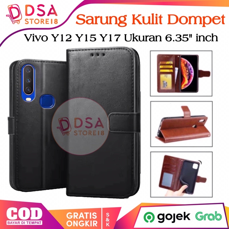 Jual Case Vivo Y Casing Vivo Y Y Leather Case Flip Cover Wallet Dompet Hp Casing Kulit