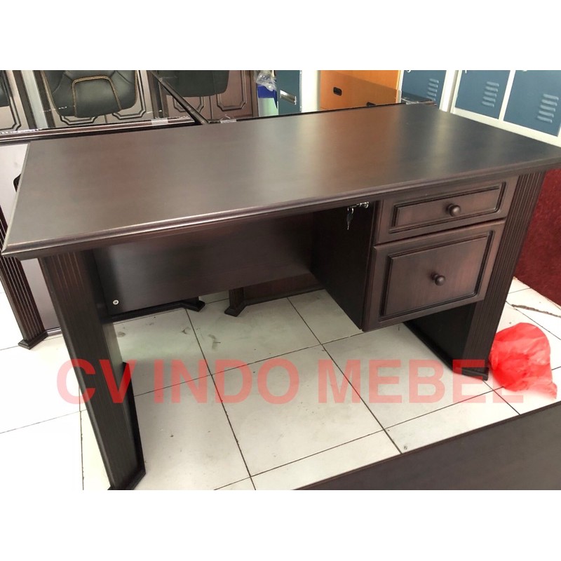 Jual meja kerja staff direktur meja kantor office komputer meja belajar
