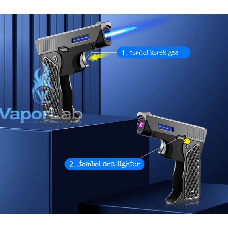 Jual korek api 2in1 bara las dan elektrik cas DOUBLE arc plasma usb ...