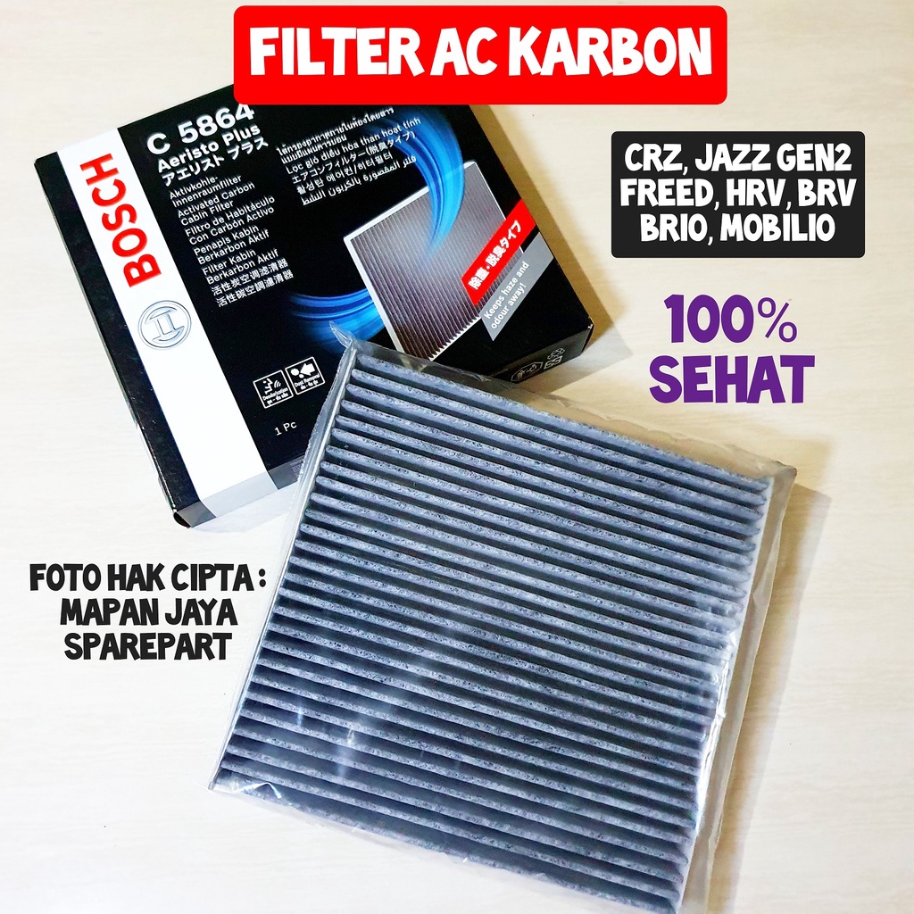 Jual BOSCH FILTER AC JAZZ RS GK5 / FREED / BRIO / MOBILIO / HRV / BRV