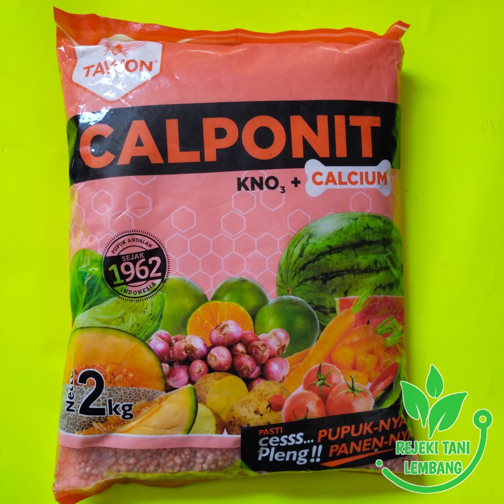 Jual PUPUK CALPONIT KNO3 PLUS CALCIUM 2KG - CAP TAWON | Shopee Indonesia