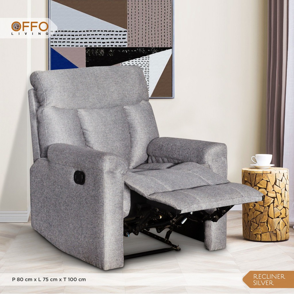 Jual Offo Living - Sofa Recliner 1 Seater Leg Rest - Visby Recliner ...