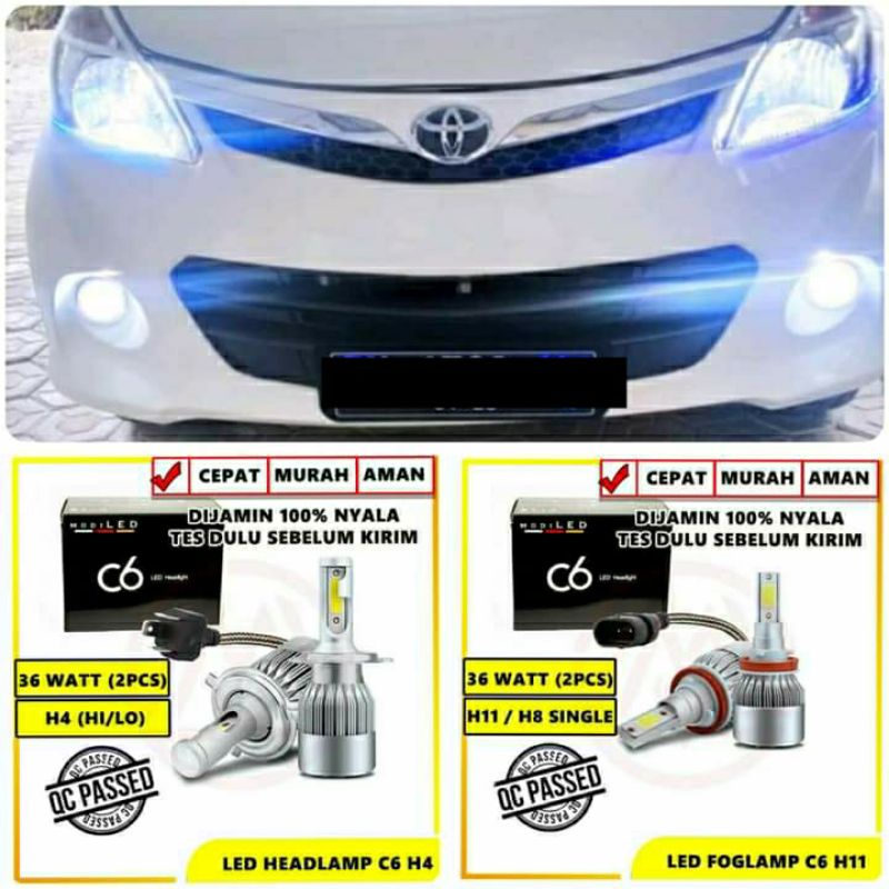 Jual Lampu Utama Mobil Led Headlamp Avanza Xenia Jazz Calya Sigra