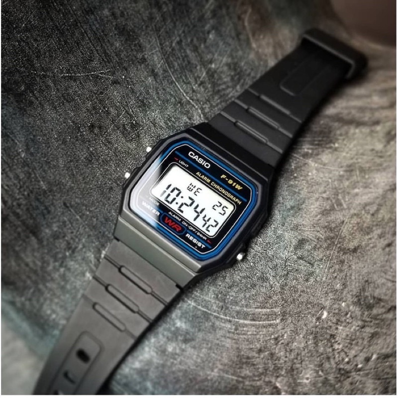 Casio f91w online shopee