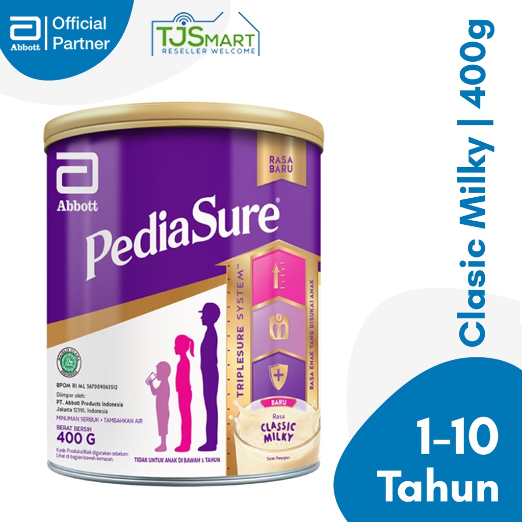 Jual Pediasure Classic Milky 400gr (1-10 tahun) | Shopee Indonesia