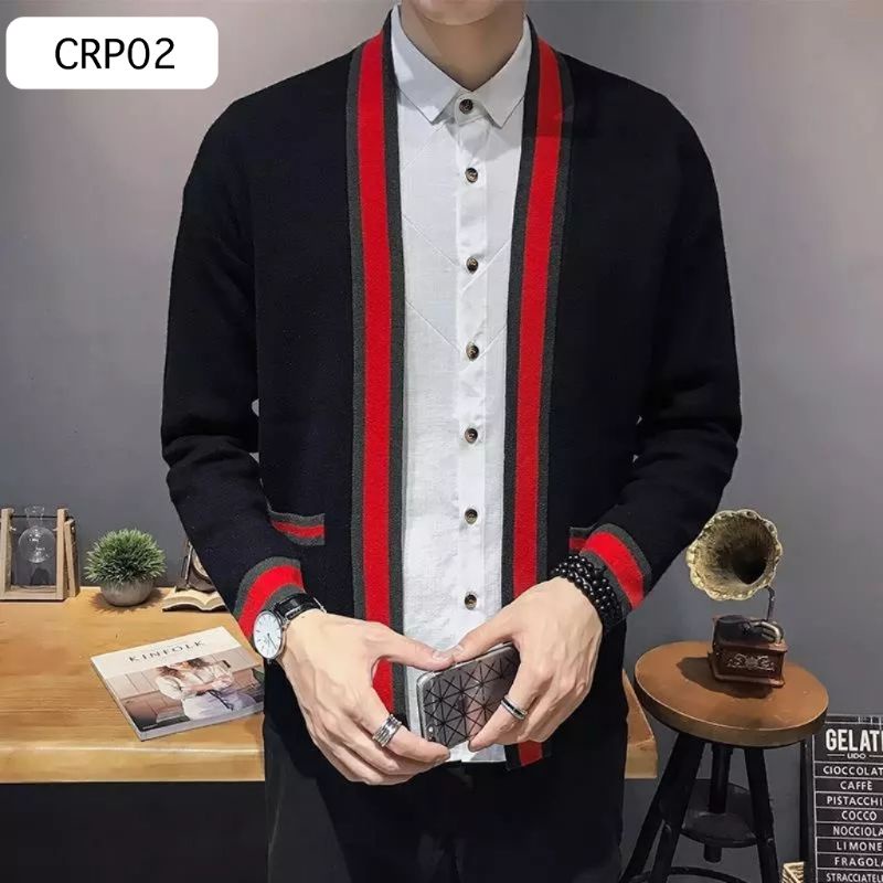 Jual Cardigan Rajut Pria 100% Cotton bisa Custom ada Big Size - CRP02 ...