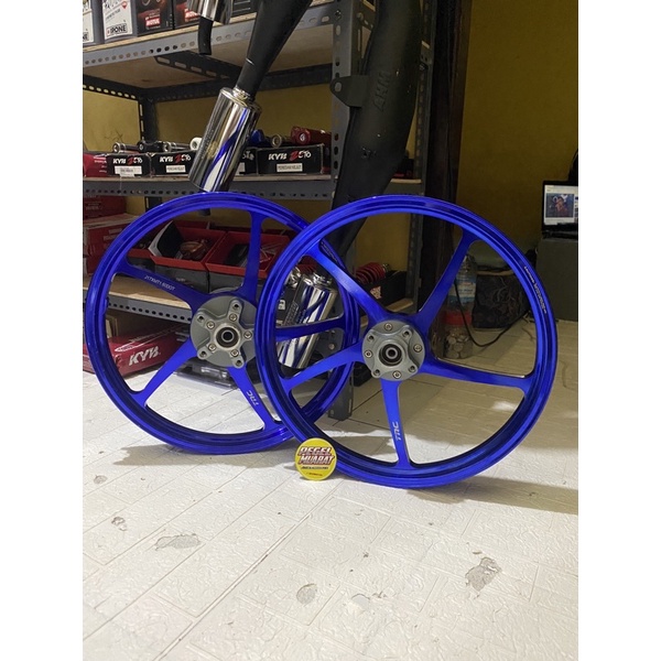 Jual Velg Enkei Trc Racing Anodize Cnc Ring Biru Blue Dd Double Disk Pnp Mx King Ninja