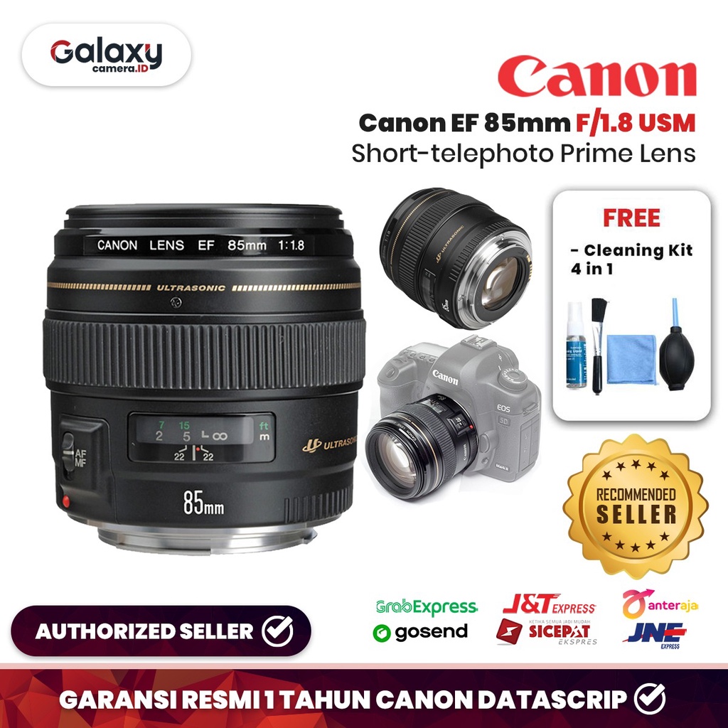 Jual Lensa Canon EF 85mm F/1.8 USM | Shopee Indonesia