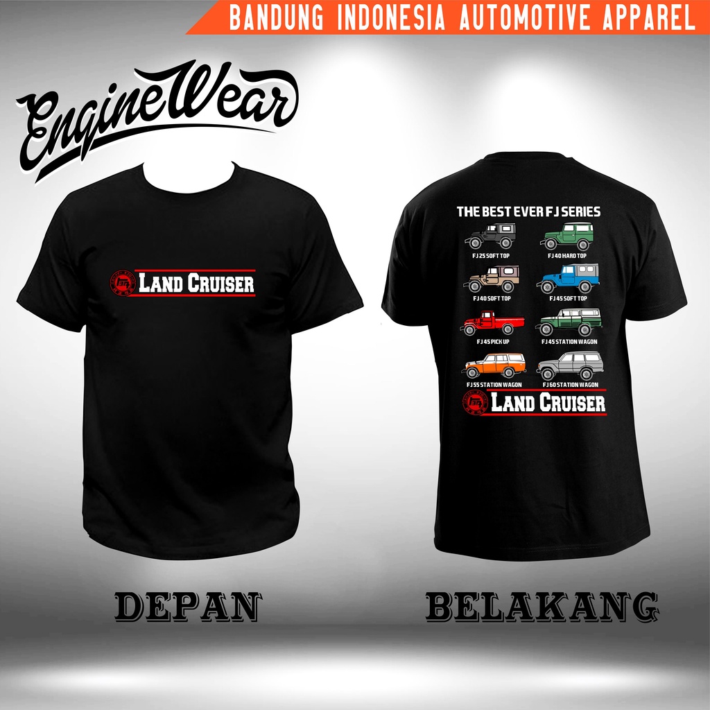 Jual Kaos Land Cruiser Fj Offroad Toyota Hardtop Jeep Tshirt Mobil