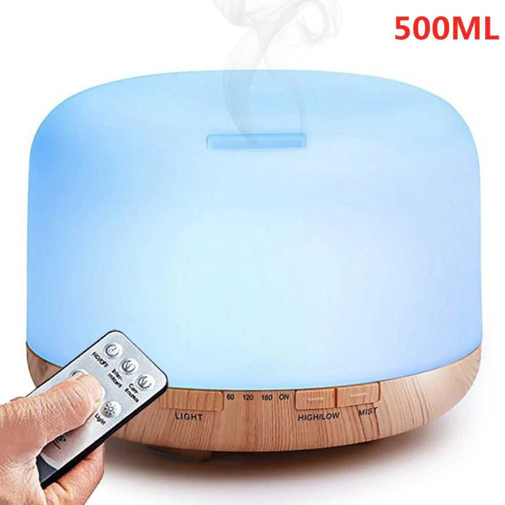 Jual Diffuser Humidifier aksen kayu Lampu Tidur | Shopee Indonesia