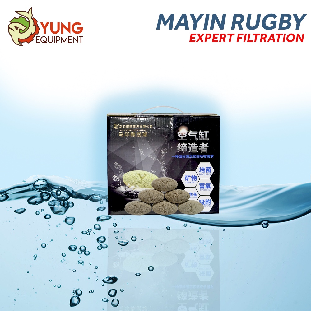 Jual Mayin Rugby Expert Media Filter biologis - 3kg | Shopee Indonesia