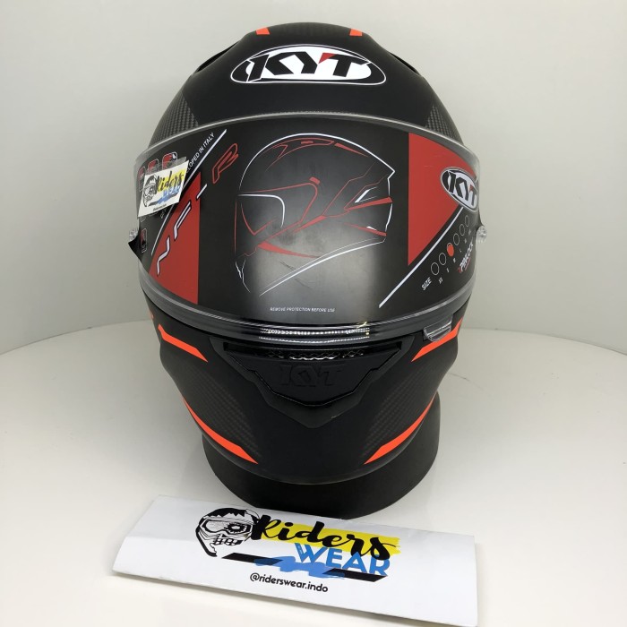 Jual KYT NFR Logos Orange Full Face, Double Visor, helmet, helm