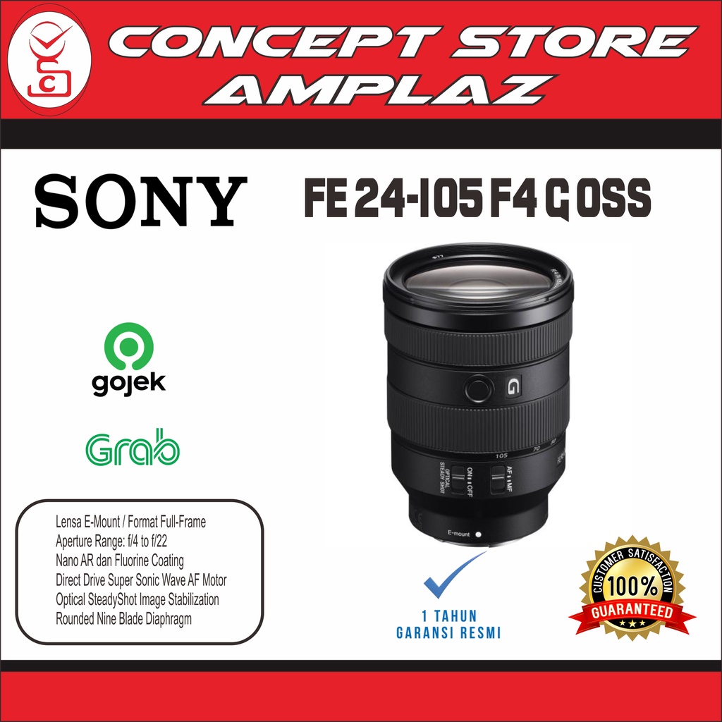 Jual SONY SEL24105G - FE 24-105mm f/4 G OSS Lensa Kamera . FE 24 105 G ...