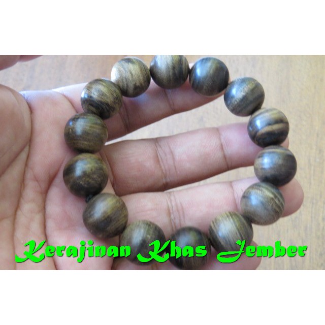 Jual Gelang Asesoris Agarwood Gaharu Aquilaria Filiria Papua Ukuran Mm Berat Gram Shopee