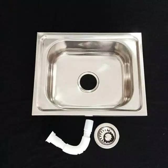 Jual GETA Bak Cuci Piring/Tempat Cuci Piring/Kitchen Sink set complete ...