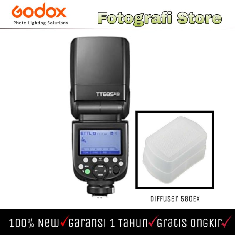 Jual Godox TT685II Speedlite TTL TT685 II TT685 Mark2 TT 685II Flash ...