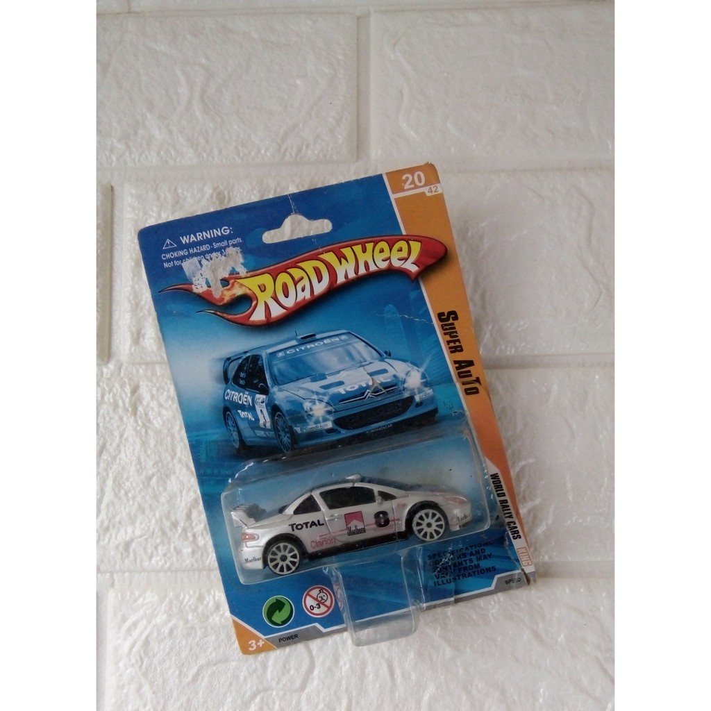 Jual RoadWheel WORLD RALLY CARS Peugeot TOTAL Marlboro Silver Shopee Indonesia