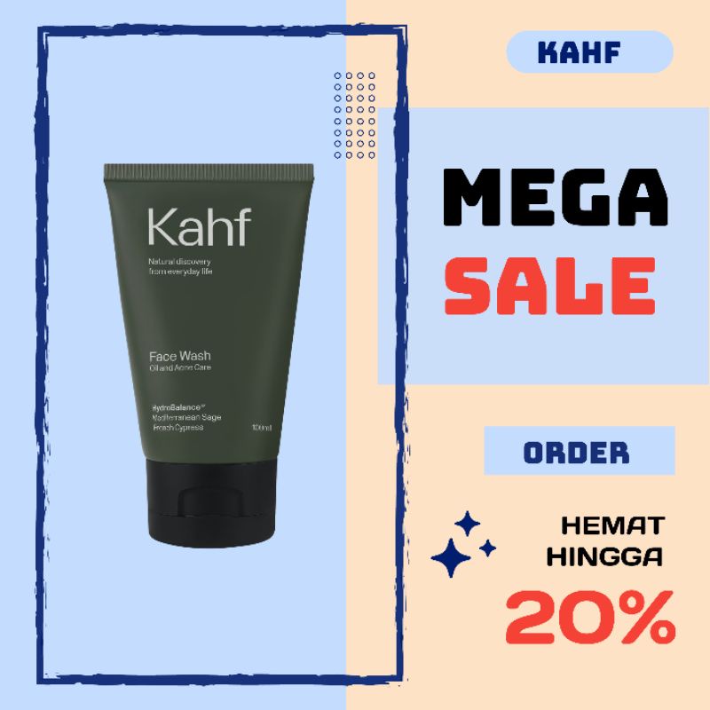 Jual Kahf Face Wash Oil and Acne Care Face Wash 100 ml Untuk Kulit