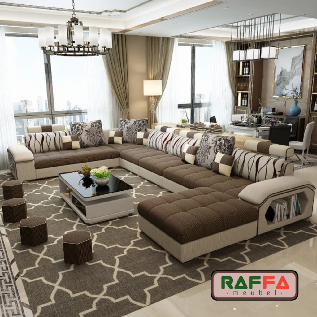 Jual U24 RAFFA MEUBEL - Sofa Letter U - Sofa Ruang Tamu - Sofa Ruang ...
