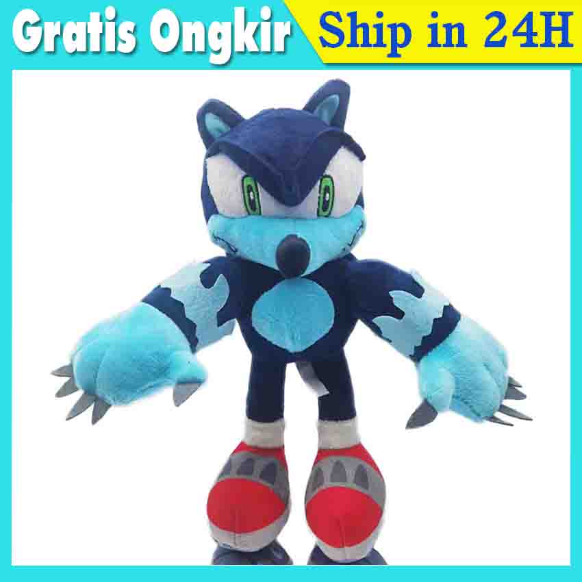 Jual 30cm mainan binatang anak Boneka Sonic the hedgehog ragdoll plush ...