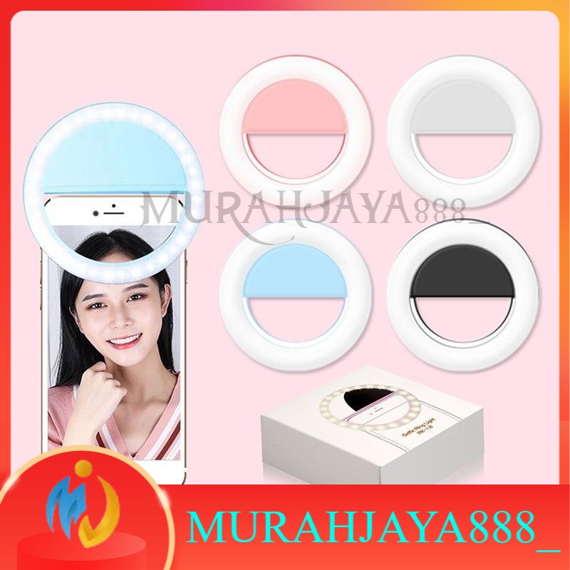 Jual RINGLIGHT/RING LAMPU SELFIE LED/RING LIGHT SELFIE/LAMPU BIGO 3