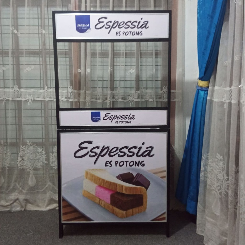 Jual Booth Lipat Portable Es Potong Espessia | Shopee Indonesia