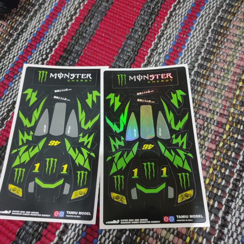 Jual Stiker decal Tamiya monster Energy | Shopee Indonesia