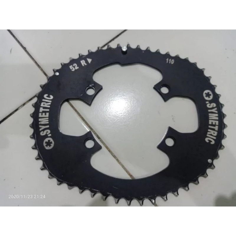 Jual OSYMETRIC CHAINRING SET 52T DAN 38T BCD 110 FOR SHIMANO 105