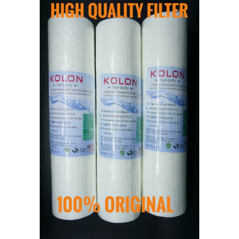 Jual Filter Air Kolon Nano Cartridge Water Filter Depot Isi Ulang Penjernih Air Inch