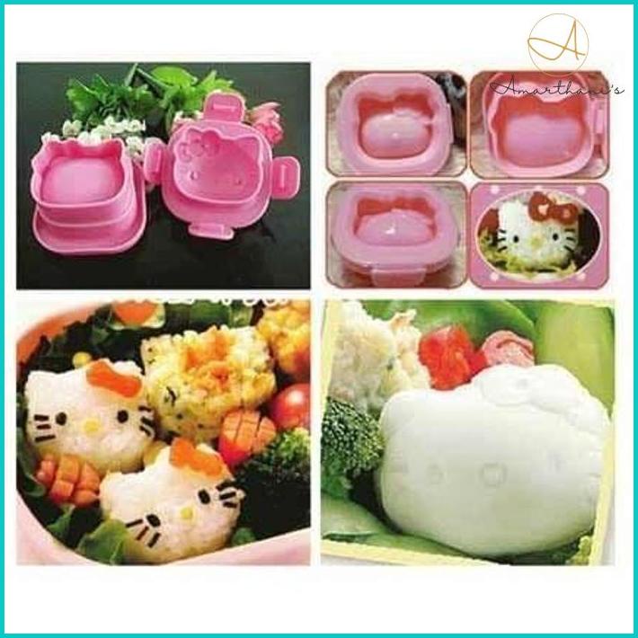 Jual Ac - Hello Kitty Rice Mold Cetak Nasi Bento Cetakan Motif Karakter ...