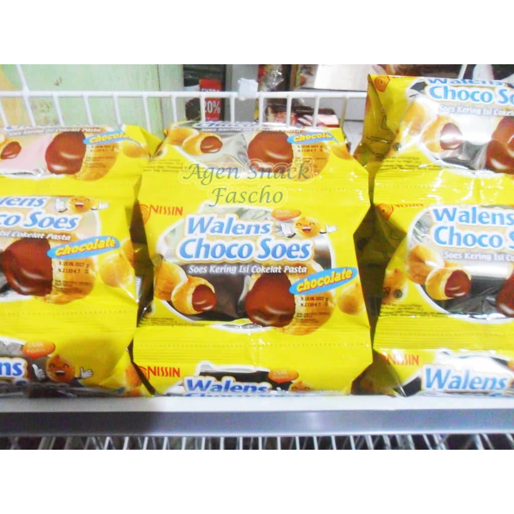 Jual WALENS CHOCO Soes Nissin Isi Cokelat Pasta 15 gr | Shopee Indonesia