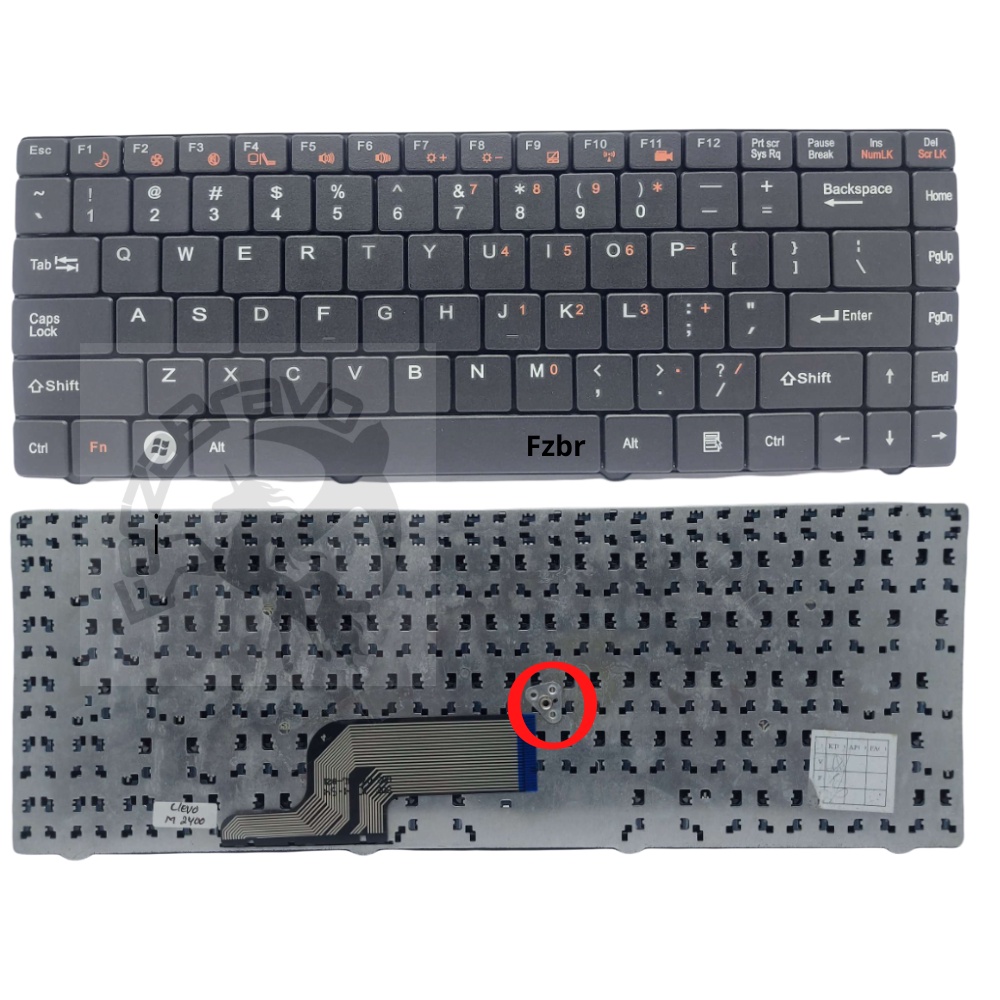 Jual CLEVO Keyboard Laptop GIGABYTE E1425 E1425A E1425M Vit M2400 M2420 ...