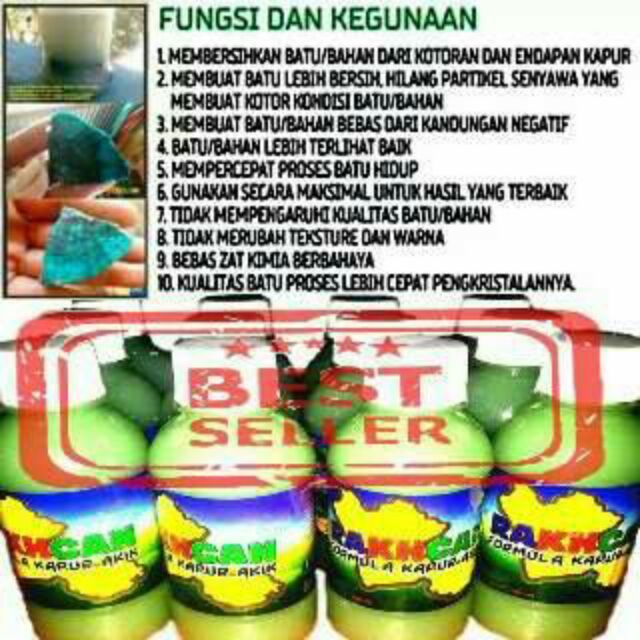 Jual Rakhcan Formula Kapur Batu Akik | Shopee Indonesia