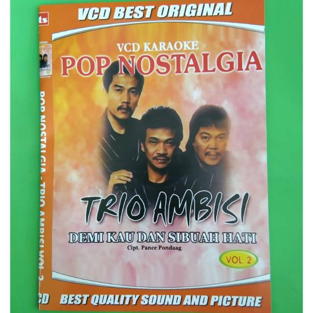 Jual Kaset Vcd Original Karaoke Trio Ambisi Pop Nostalgia Shopee Indonesia