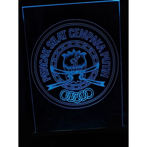 Jual akrilik ukir lampu hias logo PSCP | Shopee Indonesia