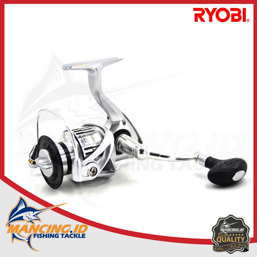 Jual Ryobi Zeus HP 10008000 Full Metal Spool Fishing Reel Power Handle