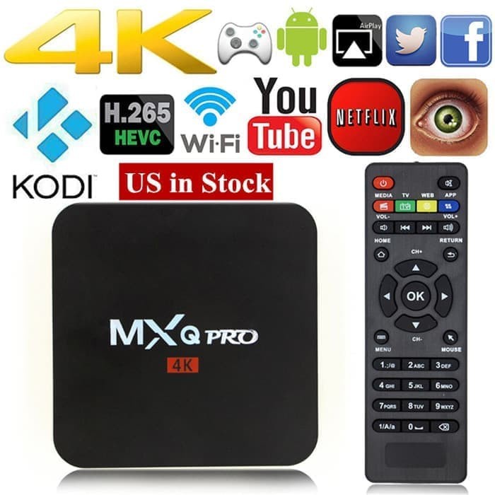 Jual Android TV BOX MXQ-Pro 4K Smart TV Box Media Player - TV BOX Dls ...
