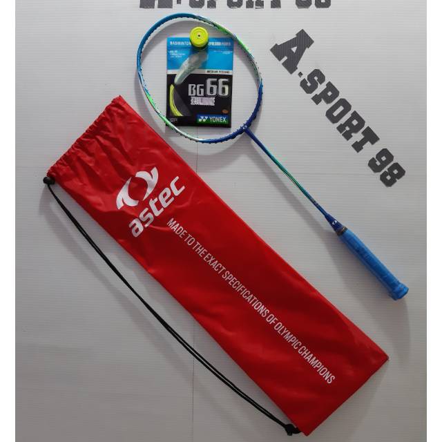 Jual RAKET BADMINTON ORIGINAL ASTEC HURRICANE 600 | Shopee Indonesia