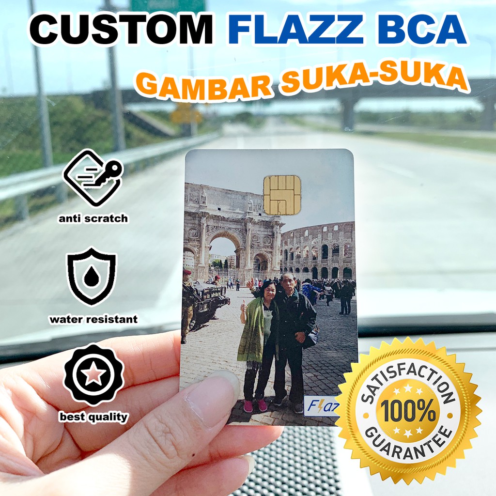 Jual Custom flazz bca GEN 2 NFC saldo 0 gambar suka suka cetak 1 sisi ...