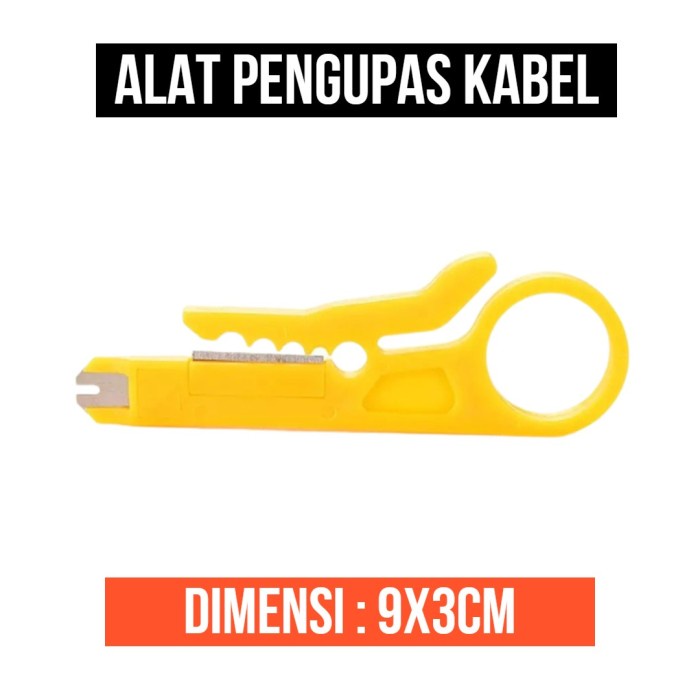 Jual Alat Kupas Kabel Kulit Rotary Wire Stripper Putar Cutter Pengupas ...