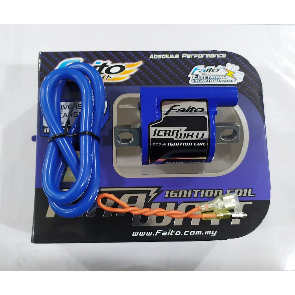 Jual KOIL RACING FAITO TERA WATT UNTUK MOTOR KARBURATOR UNIVERSAL ...