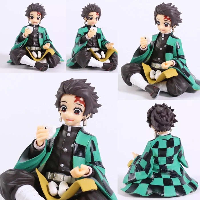 Jual ACTION FIGURE KIMETSU NO YAIBA DEMON SLAYER TANJIRO EAT RICE BALL ...