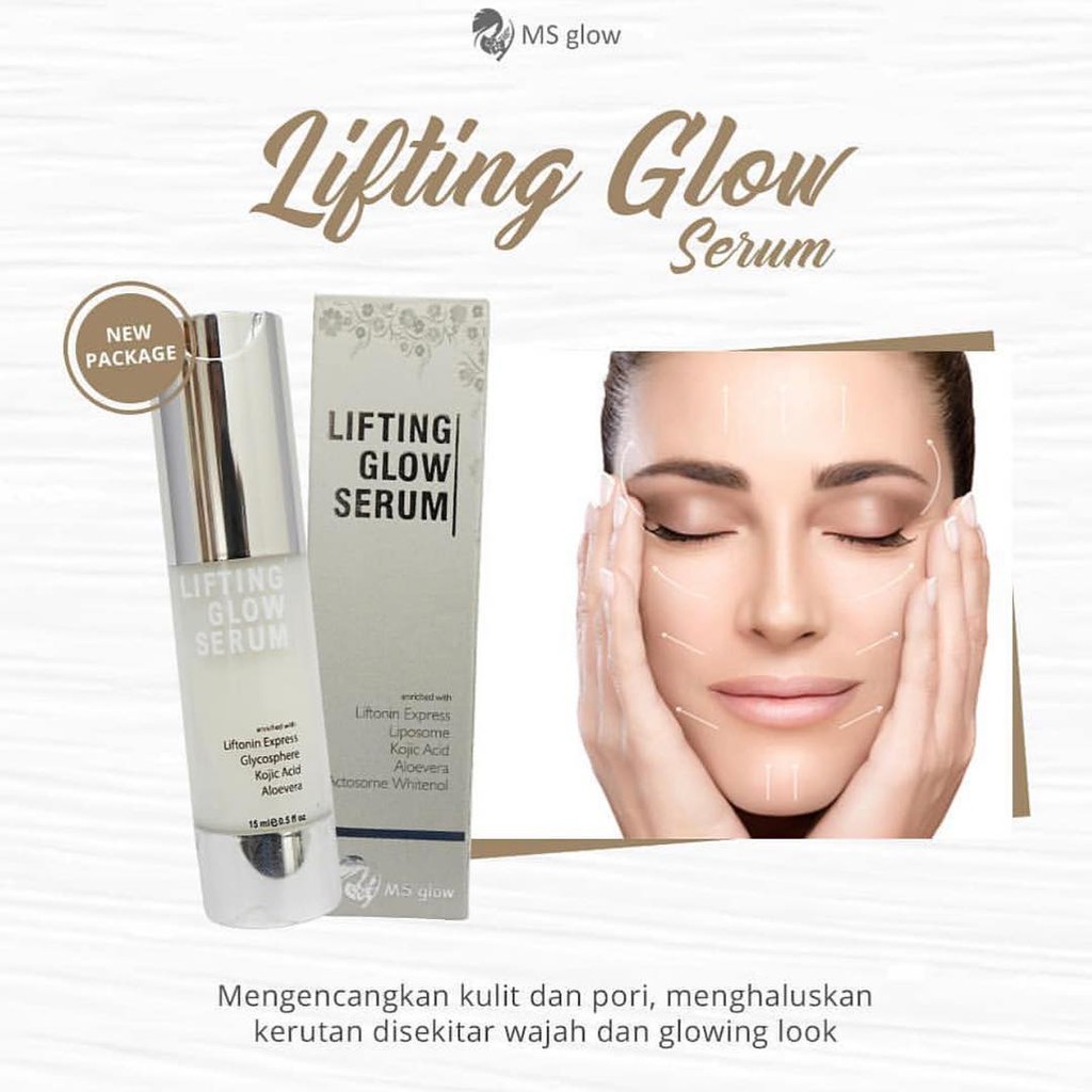 Jual SERUM LIFTING MS GLOW - LIFTING GLOW SERUM MS GLOW | Shopee Indonesia