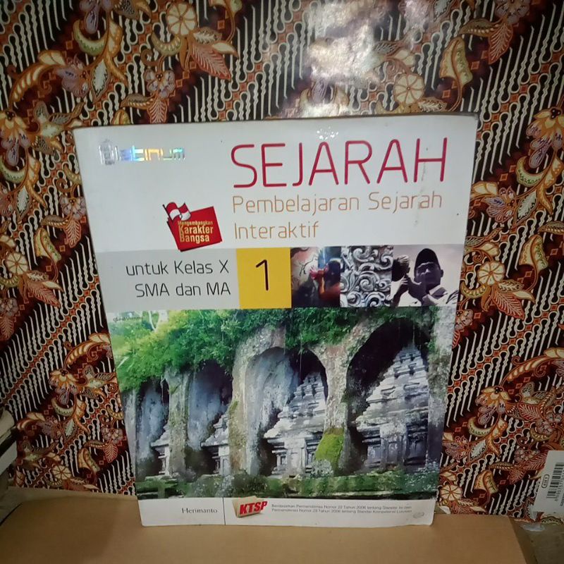 Jual SEJARAH PEMBELAJARAN SEJARAH INTERAKTIF SMA/MA KELAS 1 X 10 KTSP ...